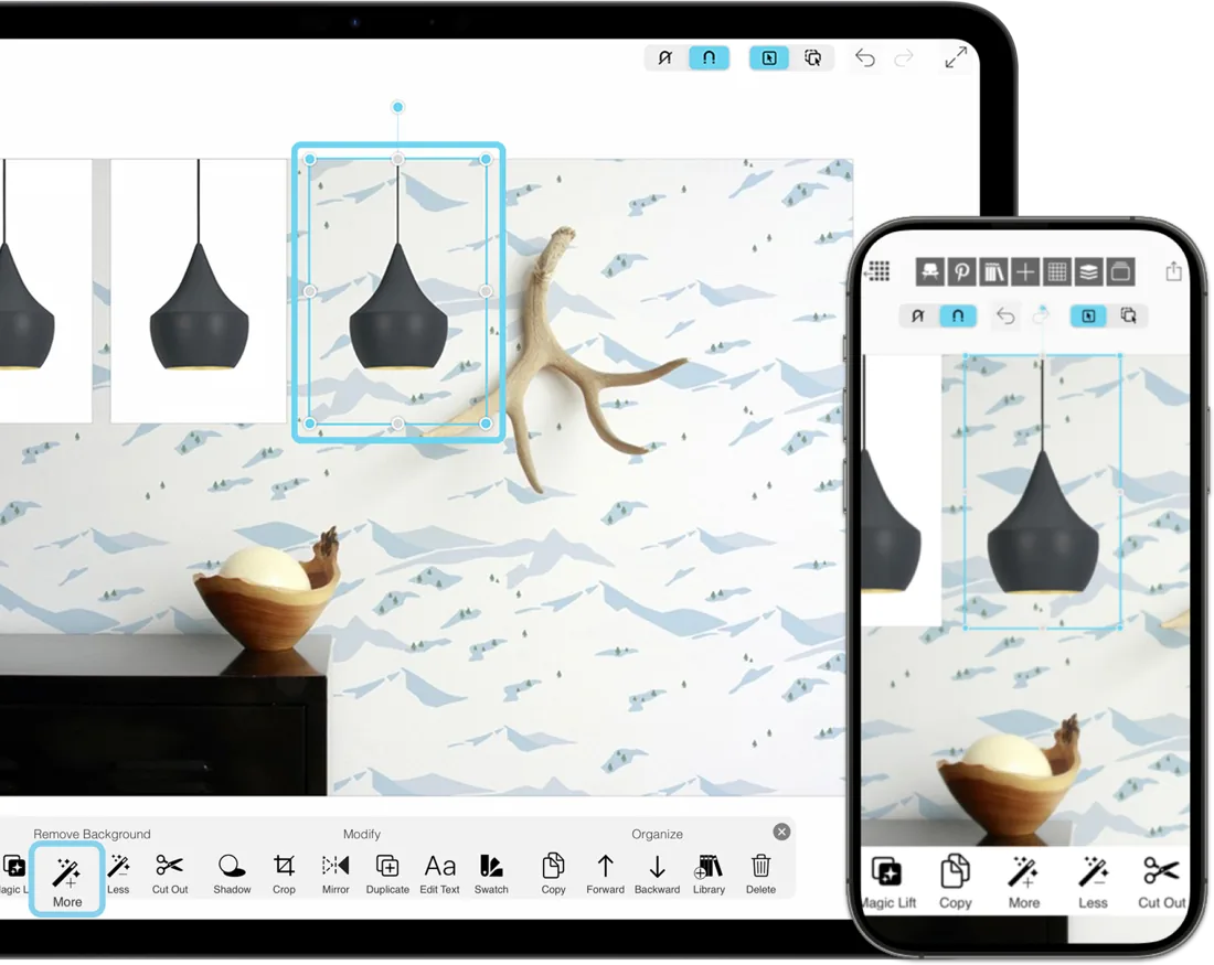 Morpholio Board: Magic Wand Background Remover 